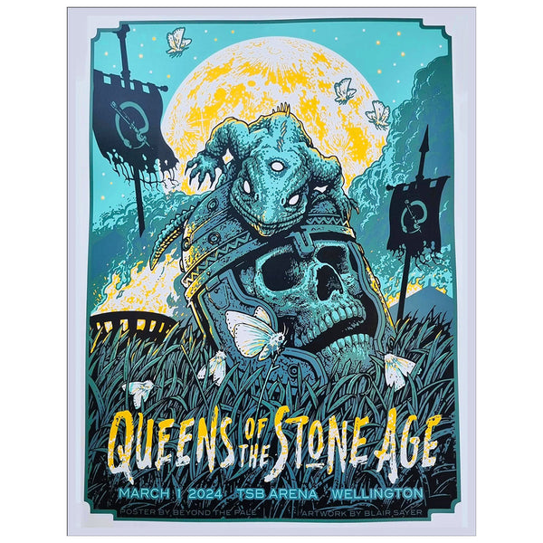Queens of the Stone Age (Wellington 2024) screenprint by Blair