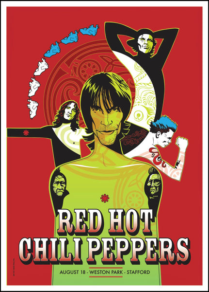 Red Hot Chili Peppers ポスター Amazon.com: (24x36) Red Hot Chili Peppers (Psychedelic