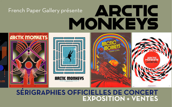 Arctic Monkeys | Exposition-vente de sérigraphies officielles