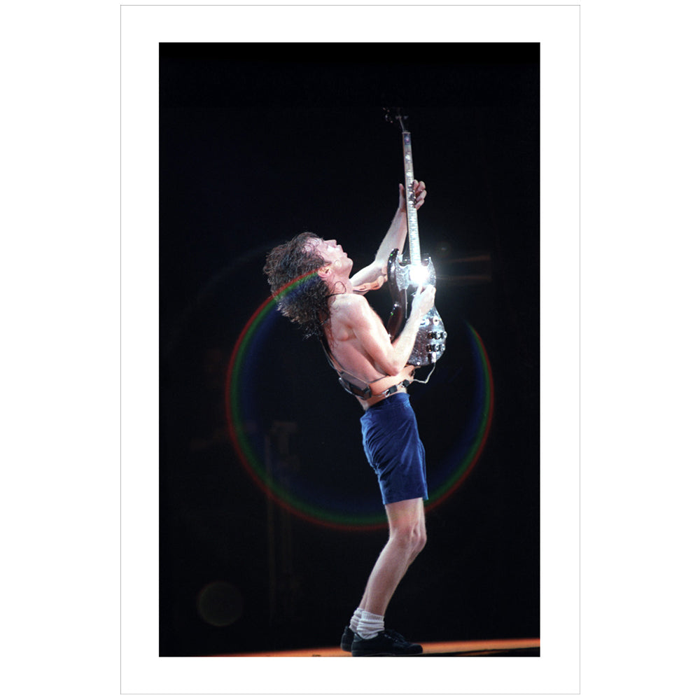 Angus Young (AC/DC, Paris 1982) Photograph by Alex Mitram. - French ...