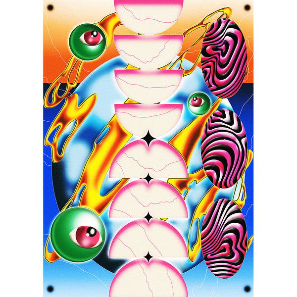 Pearl Jam, screenprint (Los Angeles 2022) by artist Zeb Love
