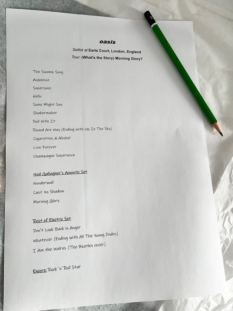 Oasis (London's Earls Court 1995)