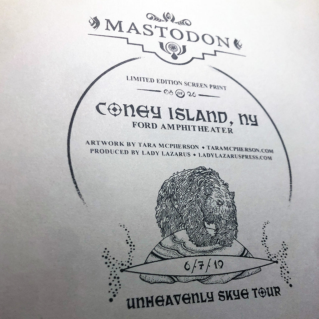 Mastodon (Coney Island, 2019)