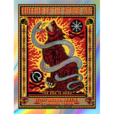 Queens of the Stone Age (Christchurch 2024) Foil Edition