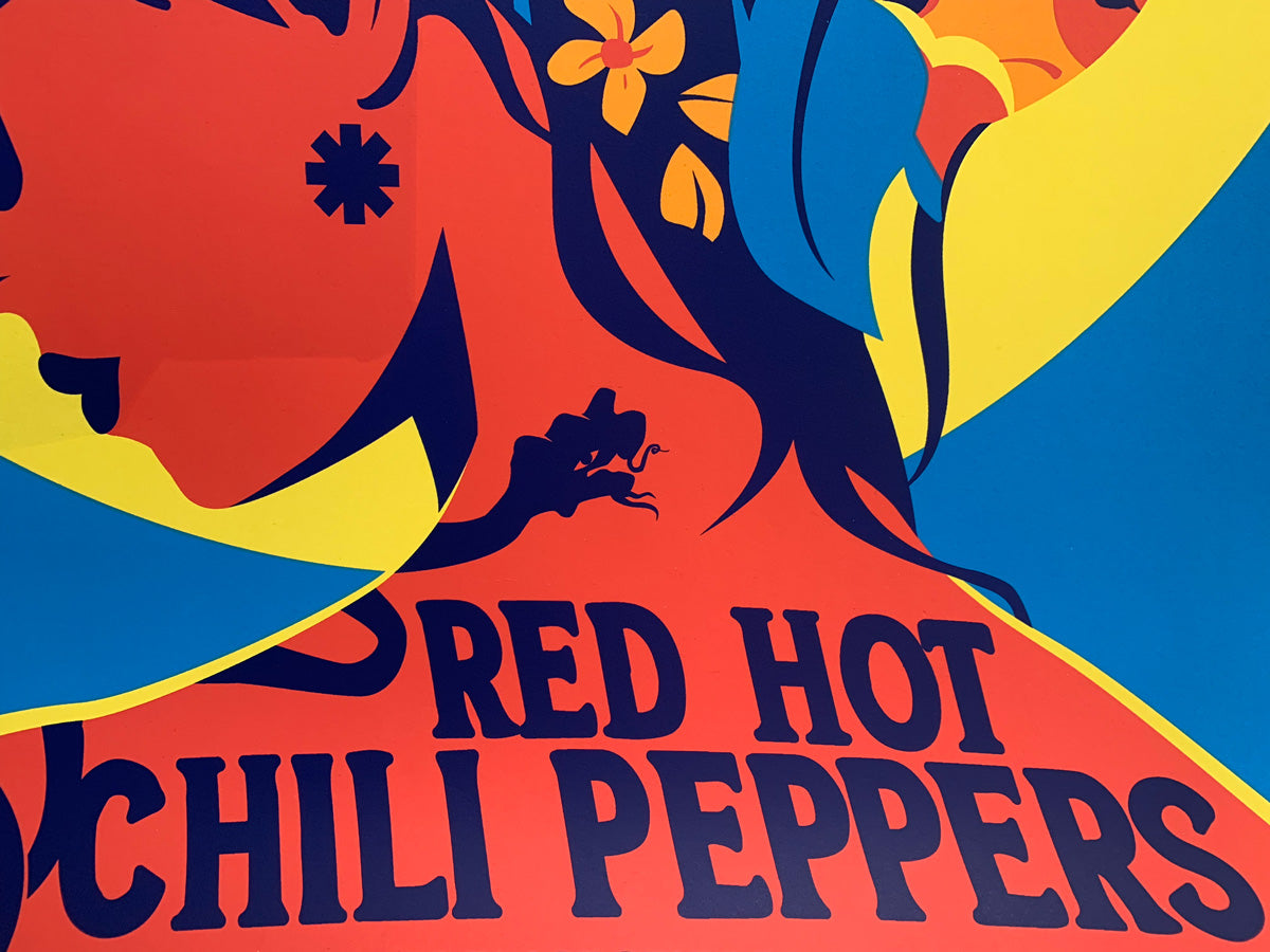 Red Hot Chili Peppers (Vancouver 2023) screenprint by Dan Stiles