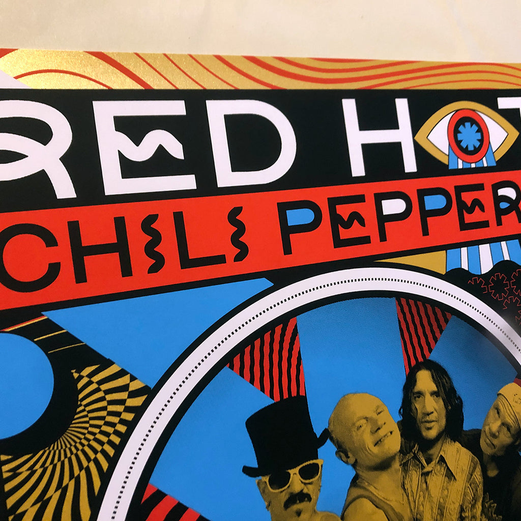 Red Hot Chili Peppers (Syracuse NY 2023) Screenprint by Nate