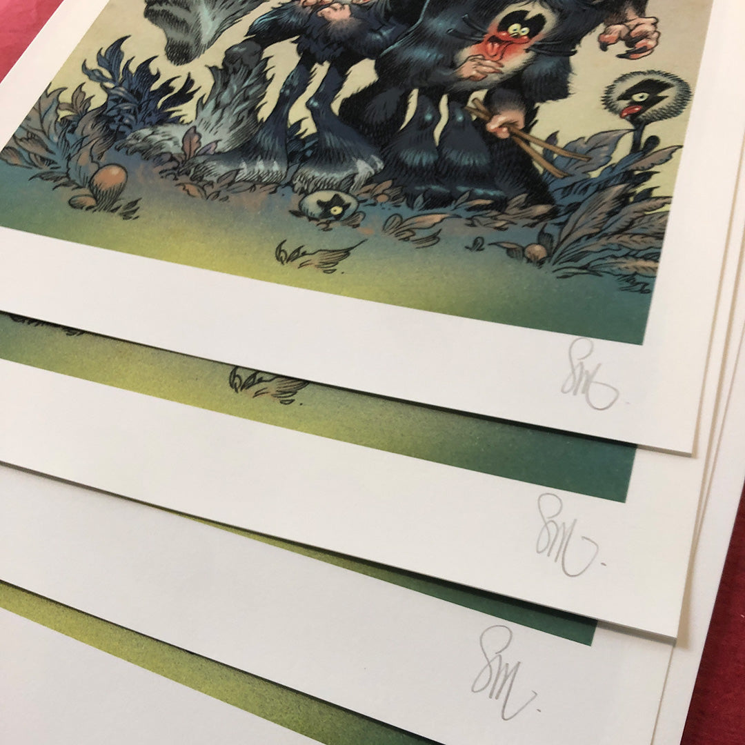 KISS (Rock Monsters), limited edition fine art print by Stan