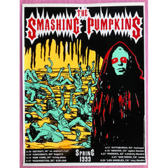 The Smashing Pumpkins, Arising Tour 1999 poster by Dan MacAdam