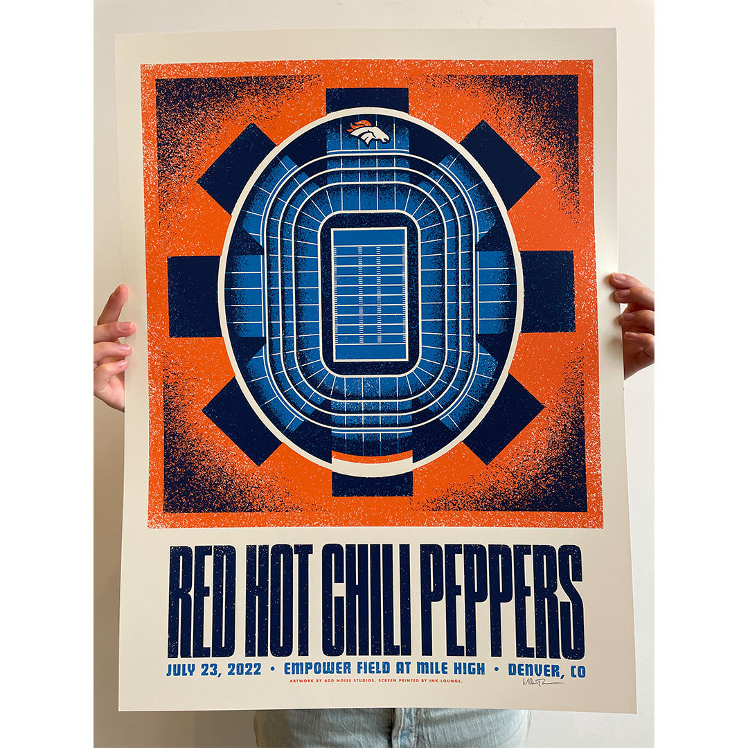 Red Hot Chili Peppers (Denver 2022) gig poster by Add Noise