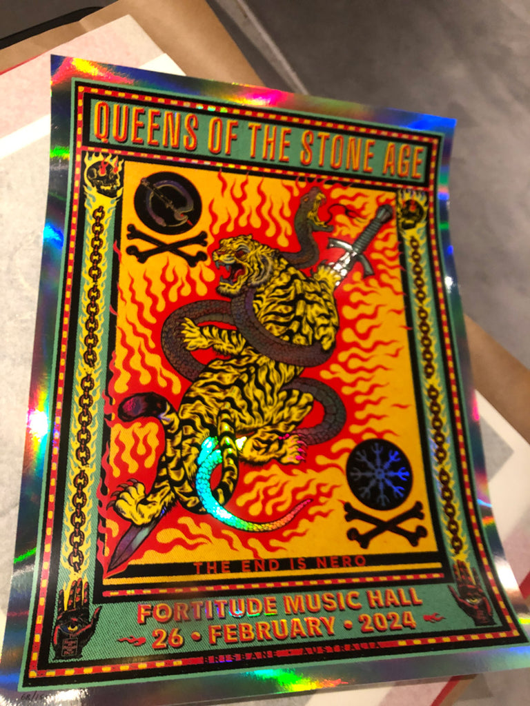 Queens of the Stone Age (Brisbane 2024) Foil Edition