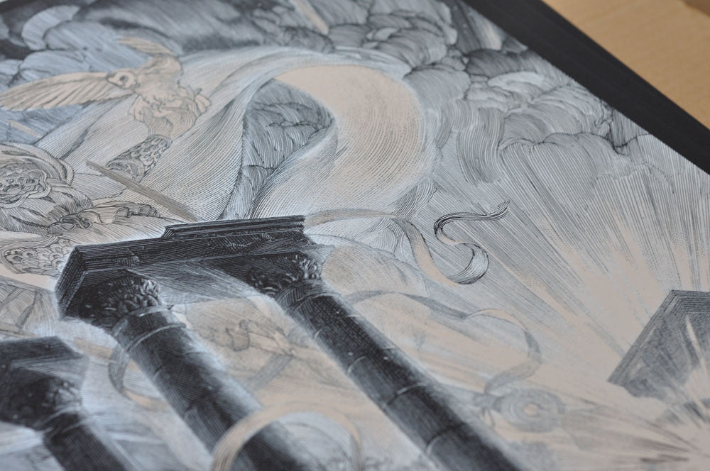 THE BLESSING OF ATHENA (Wonder Woman) - Variant Edition, Nicolas Delort - French Paper Art Club