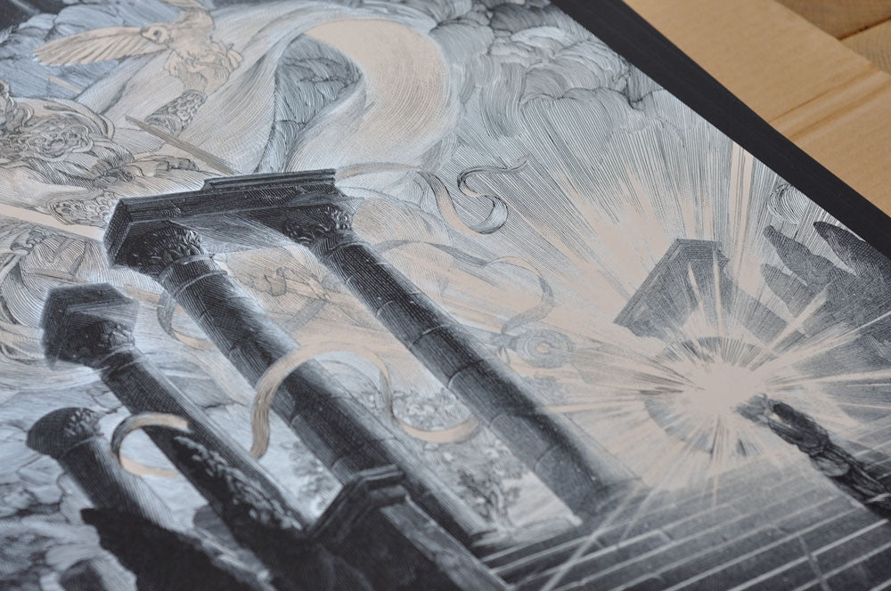 THE BLESSING OF ATHENA (Wonder Woman) - Variant Edition, Nicolas Delort - French Paper Art Club