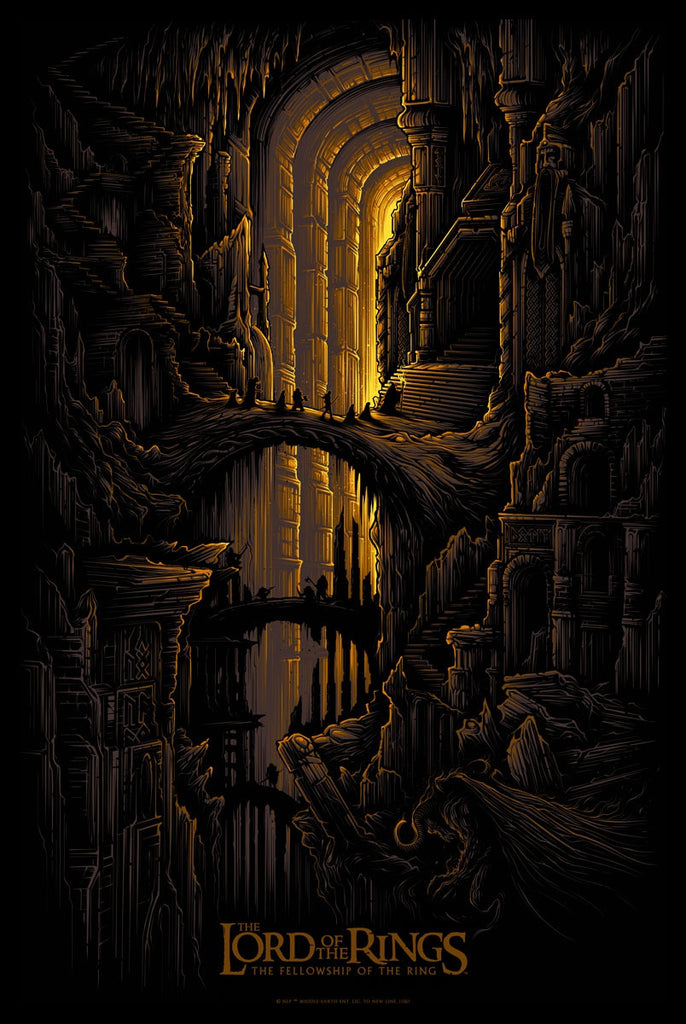 LA COMMUNAUTE DE L'ANNEAU (Le Seigneur des Anneaux), Dan Mumford - French Paper Art Club