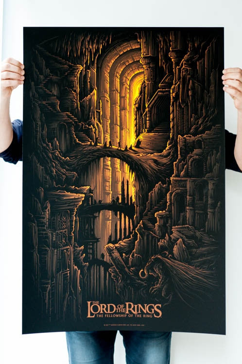 LA COMMUNAUTE DE L'ANNEAU (Le Seigneur des Anneaux), Dan Mumford - French Paper Art Club