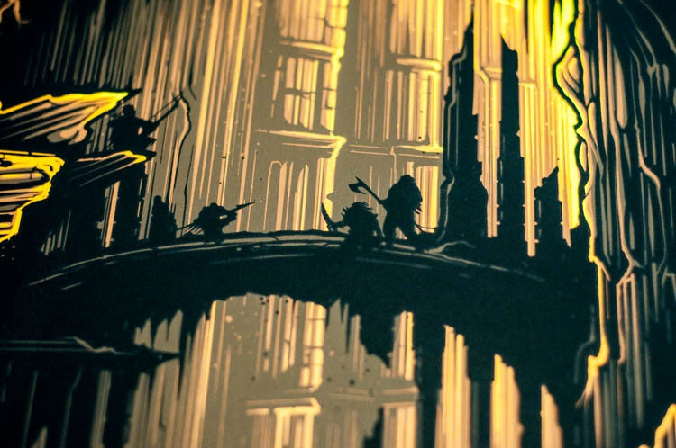 LA COMMUNAUTE DE L'ANNEAU (Le Seigneur des Anneaux), Dan Mumford - French Paper Art Club