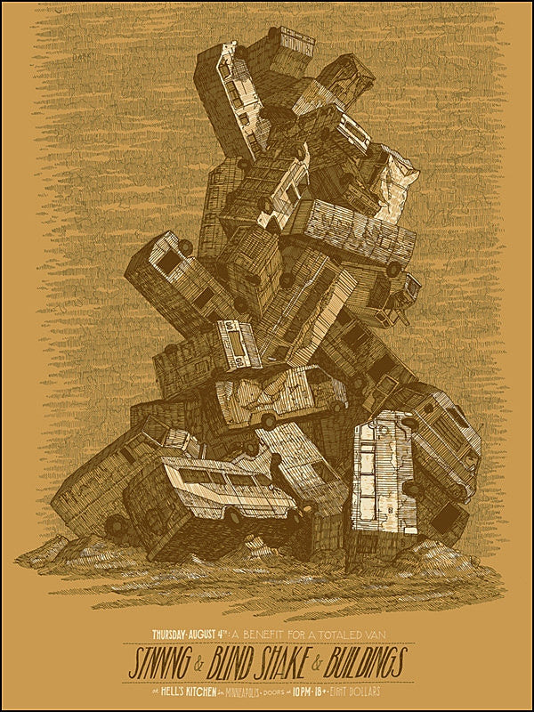 A Benefit for a Totaled Van (avec STNNNG), Landland - French Paper Art Club