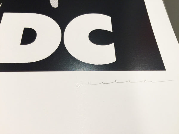 AC DC Australian Tour 1975, poster by Graeme Webber - French Paper Art Club