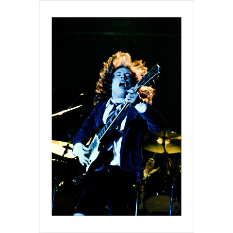 Angus Young (AC/DC) Paris 1982