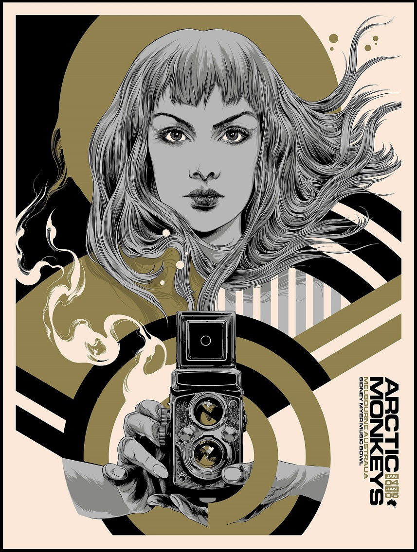 Arctic Monkeys (Melbourne 2023) 2 official screenprints by Ken