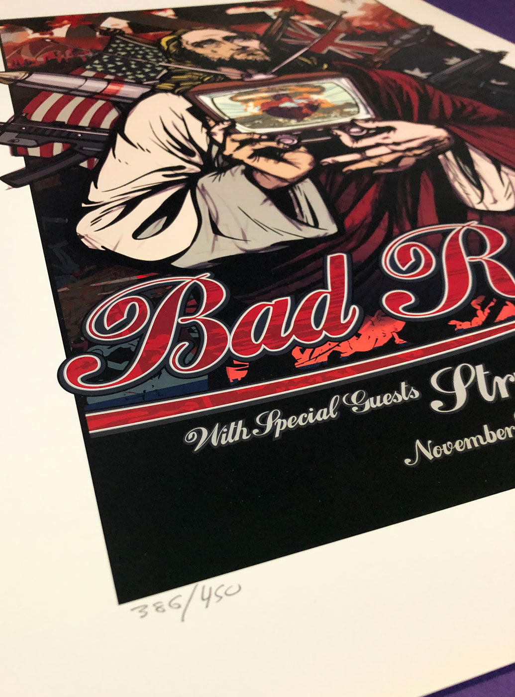 希少　bad religion greenday　シルクスクリーン　ポスター Bad Religion official gigposter (Melbourne, 2007) by Daymon