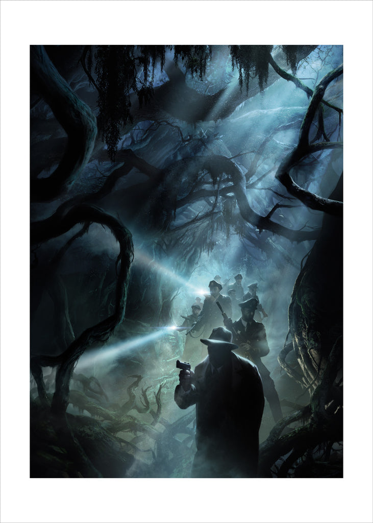 Legrasse at the Swamp, François Baranger - French Paper Art Club