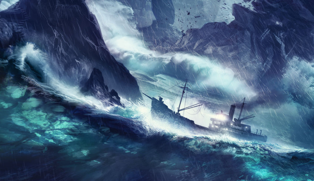 Cthulhu à la poursuite de l'Alert, François Baranger - French Paper Art Club