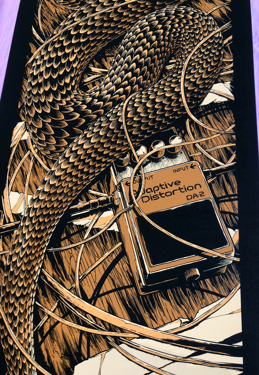 Foo Fighters limited edition screenprint (Hobart, 2015) by Ken
