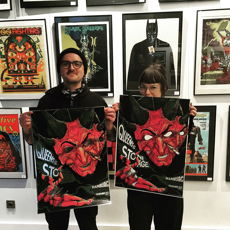 Queens Of The Stone Age (Hambourg 2017), Førtifem - French Paper Art Club