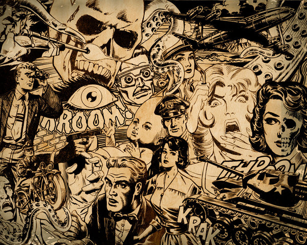 Invasion, new exclusiv art print by French collage artist M. Garcin ...