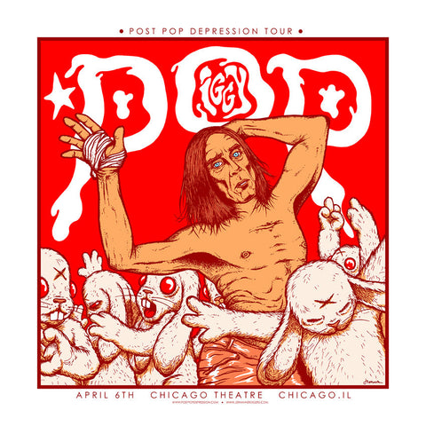 IGGY POP (Chicago, USA), Jermaine Rogers - French Paper Art Club