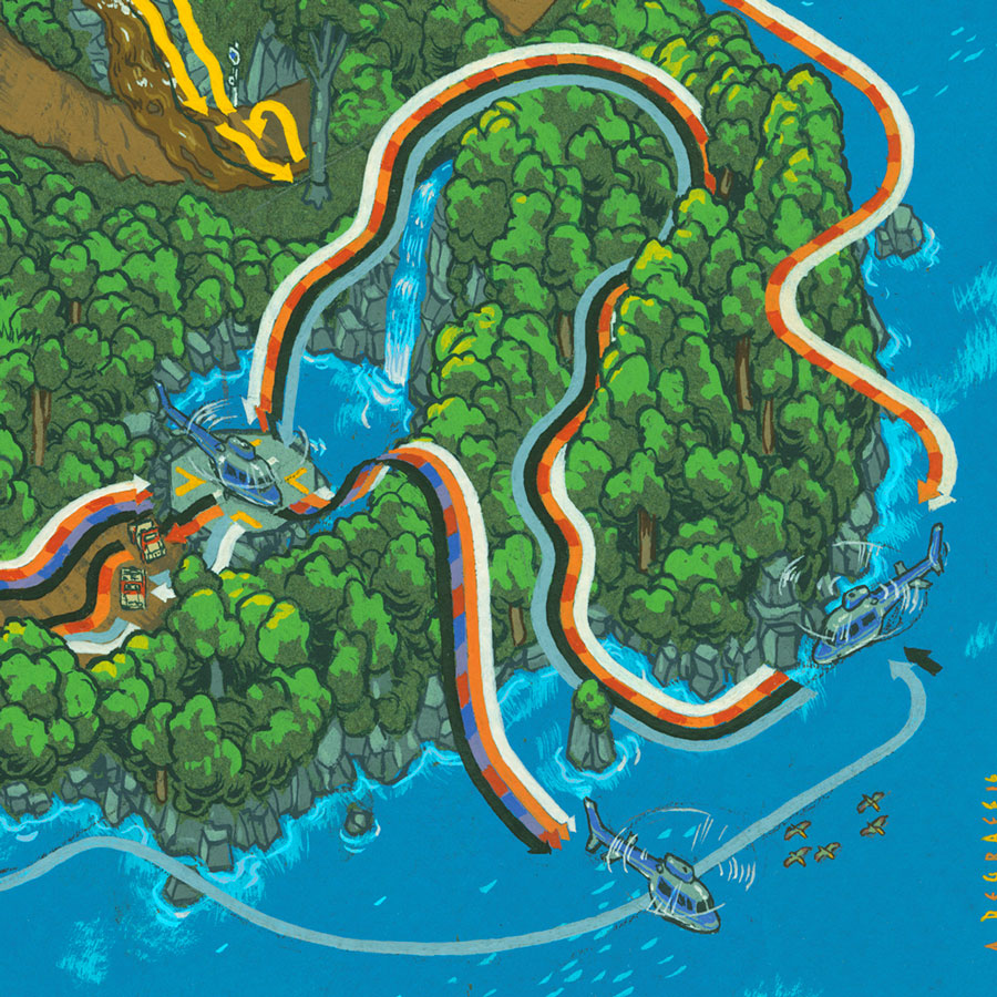 Paths of Isla Nublar