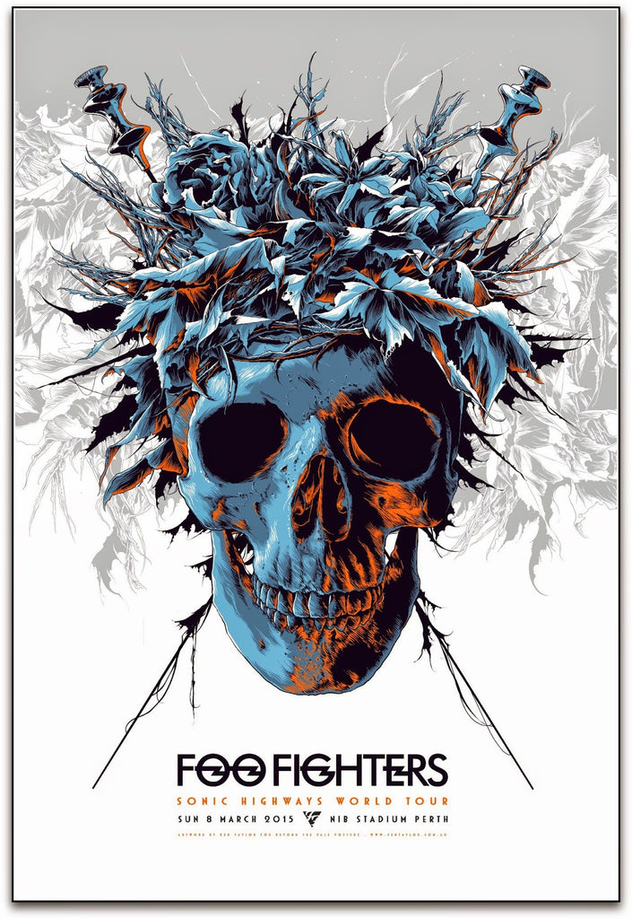 Foo Fighters (Perth 2015), Ken Taylor - French Paper Art Club
