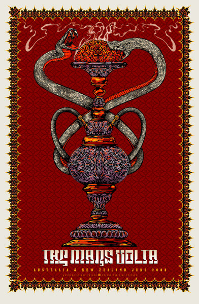 The Mars Volta (Australia 2008), Ken Taylor - French Paper Art Club