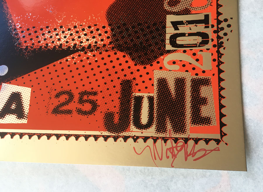 Nine Inch Nails (Paris 2018) Foil Variant, Niark1 - French Paper Art Club