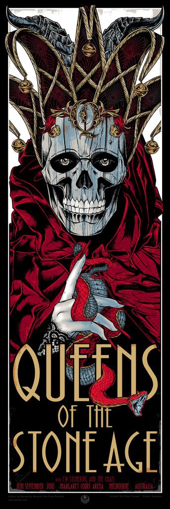 Queens Of The Stone Age (Melbourne 2018), Rhys Cooper - French Paper Art Club