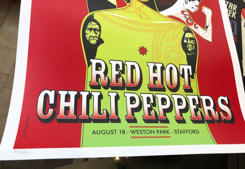 Red Hot Chili Peppers ポスター Red Hot Chili Peppers” 額入りポスター - アンティーク