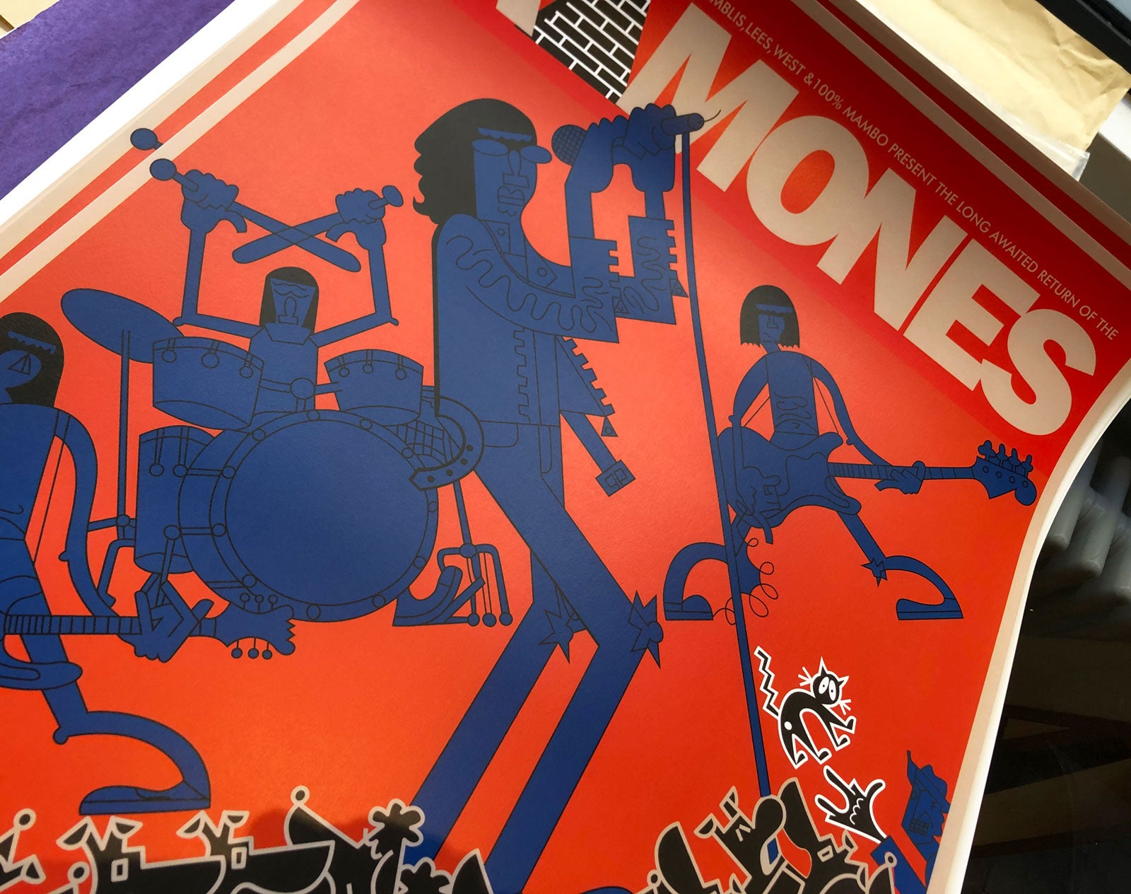 Ramones (Australasian Tour 1989) by artist Mambo - French Paper