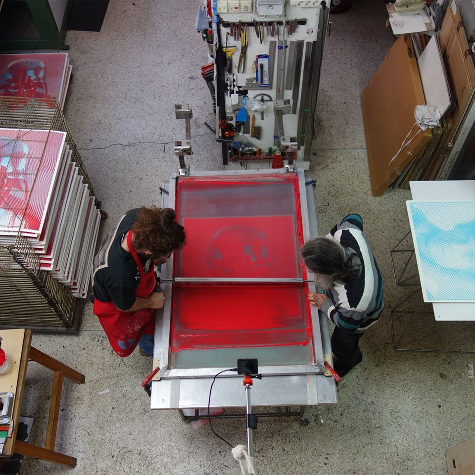 Like father, like son (3D), Tind Silkscreen - French Paper Art Club