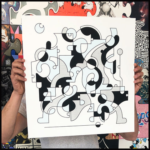 PUZZLE | Sérigraphie de Jibé