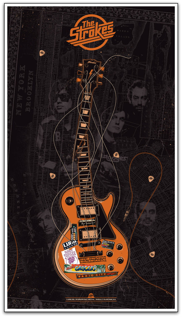 The Strokes (NYC 2016), Aaron Mackenzie - French Paper Art Club