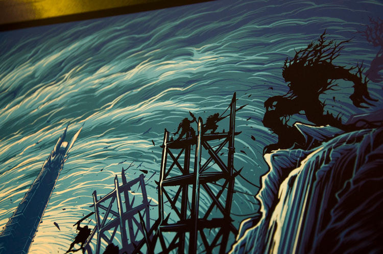 LES DEUX TOURS (Le Seigneur des Anneaux), Dan Mumford - French Paper Art Club