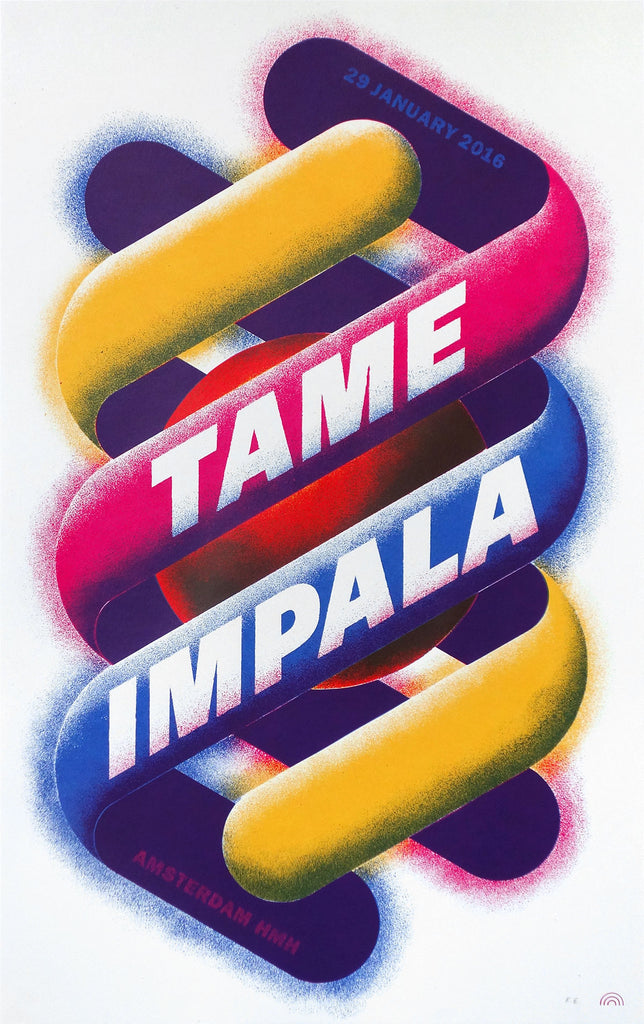 Tame Impala (Amsterdam 2016), Rainbow - French Paper Art Club