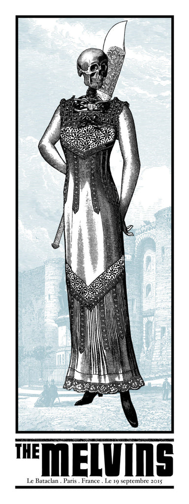 The Melvins (Paris 2015), Cyrille Rousseau - French Paper Art Club