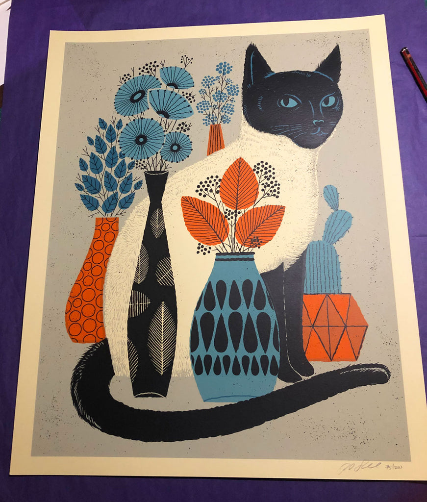 Vase Cat