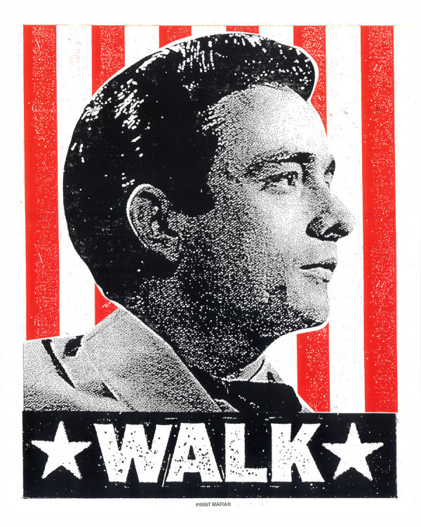 Walk - Johnny Cash, Print Mafia - French Paper Art Club