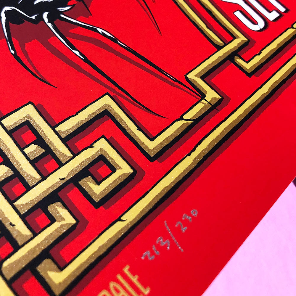 Queens of the Stone Age screenprint (Hobart, 2018) by James